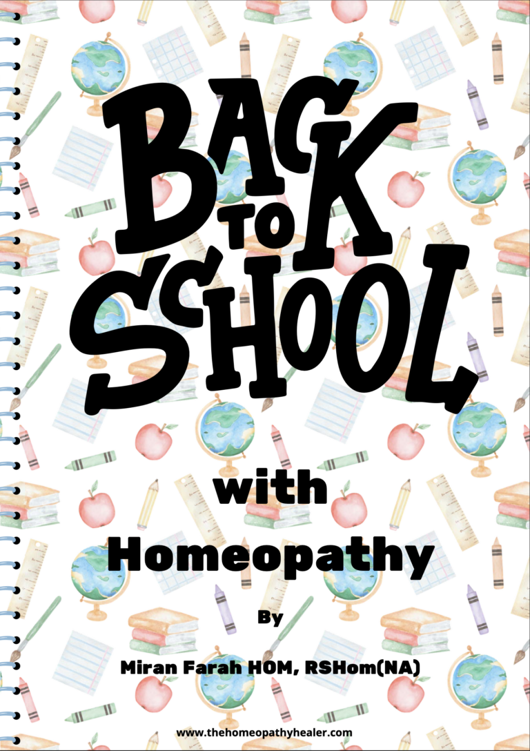 Back to School with Homeopathy